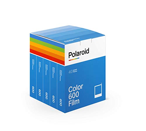 Polaroid - 6013 - Pellicola istantanea Colore per 600 e i-Type - 5 confezioni - 40 foto