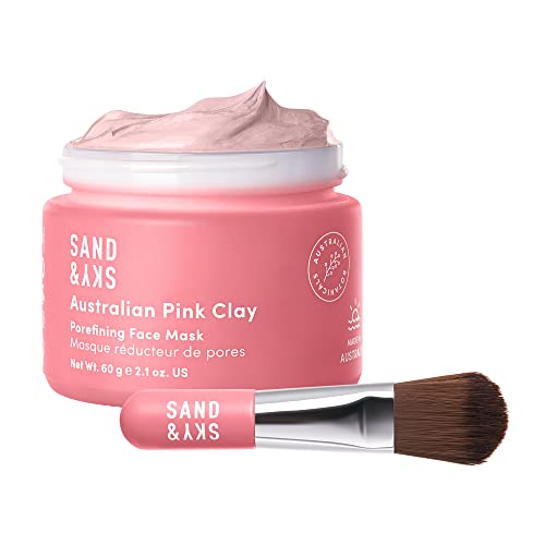 Sand & Sky - maschera all'argilla rosa australiana - per ridurre i pori