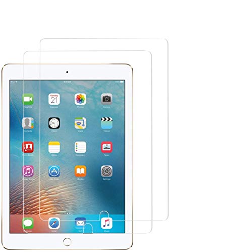 WEOFUN 2 Pezzi Vetro Temperato per iPad 9/ iPad 8/ iPad 7 (10.2'' 2021/2020/2019) / iPad Air 3 (10.5'' 2019) / iPad Pro 10.5 Pellicola Protettiva [Durezza 9H,Anti-Scratch,Anti-Impronte]
