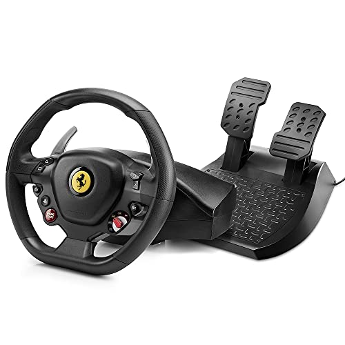 Thrustmaster T80 Ferrari 488 GTB Edition Racing Wheel per PS5 / PS4 / PC - official Licensed by Ferrari