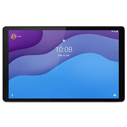 Lenovo Tab M10 HD (2nd Gen) Tablet - Display 10.1' HD (MediaTek Helio P22T,Storage 64GB Espandibile fino ad 1 TB,RAM 4GB,WIFI+Bluetooth 5.0,4G LTE,2 Speaker,Android 10) Iron Grey - Esclusiva Amazon