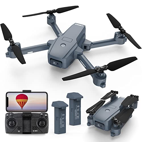 X-IMVNLEI X15 Drone con Telecamera 4k Professionale, Drones Fotocamera 720p Video, Grandangolo a 120° Pieghevole Droni FPV Kit Completo, 5GHz Wifi, Drone Adulti Principianti 26 Minuti (2 Batteria)