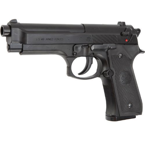 BERETTA M9 World Defender - Pistola Softair  0,5 Joule, Taglia Unica, Colore: Nero