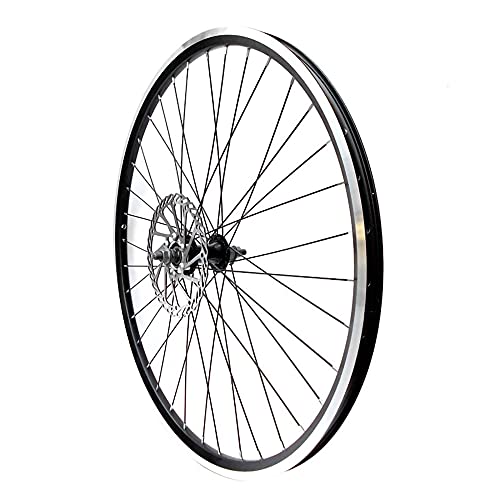 26 pollici Ruote Bici MTB Cerchio, cerchione a doppia parete in lega di alluminio,Ruota Anteriore Bici Ruota Posteriore Bici con freno a disco / 26 Inch/Front wheel
