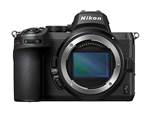 Nikon Z5 + Lexar SD 64 GB 667x Pro Fotocamera Mirrorless, CMOS FX da 24.3 MP, Pieno formato, Mirino Quad-VGA EVF, LCD 3.2' Touch, Wi-Fi, Bluetooth, Video 4K, Nero [Nital Card: 4 Anni di Garanzia]