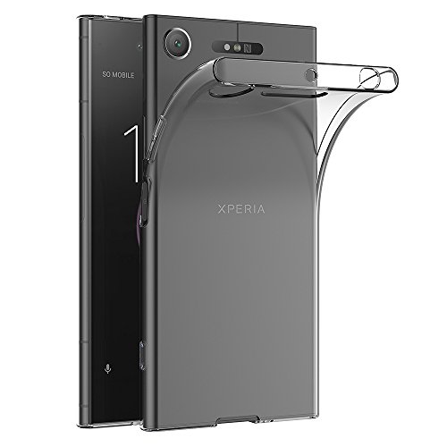 AICEK Cover Sony Xperia XZ1, Cover Sony Xperia XZ1 Silicone Case Molle di TPU Trasparente Sottile Custodia per Sony XZ1 (5.2 Pollici)