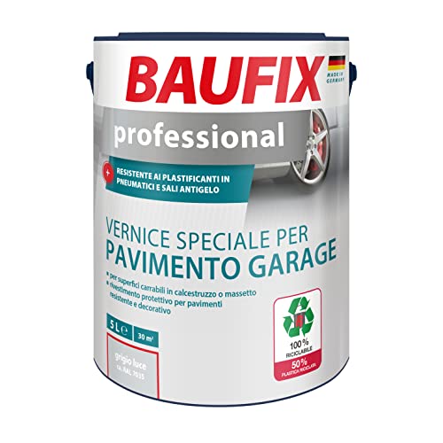 Baufix professional Vernice Speciale per Pavimento Garage, grigio luce, 5L