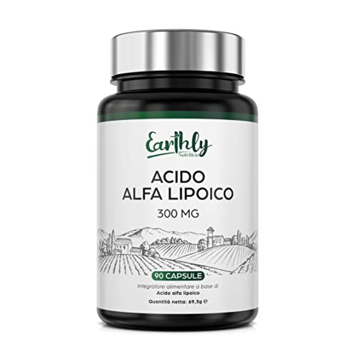 Acido alfa lipoico ALA 300 mg | 90 capsule vegane extra forti | Aiuta a ridurre l'infiammazione, controllare il mantenimento dei normali livelli di zucchero nel sangue e la salute del sistema nervoso