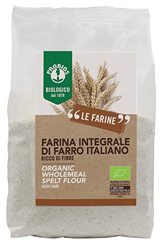 Probios Farina di Farro Integrale - 6 pezzi da 500 g [3 kg]