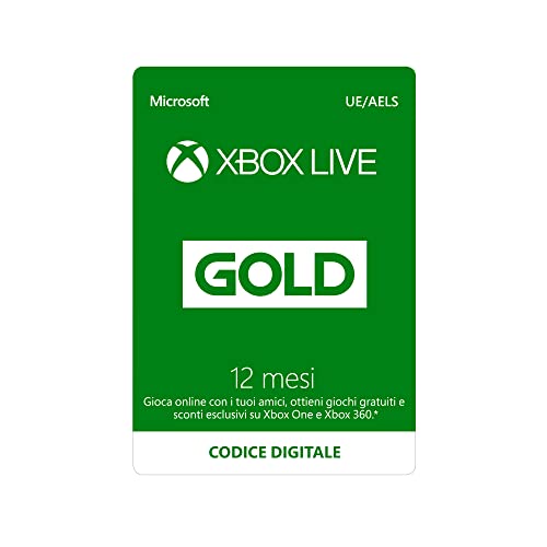 Abbonamento Xbox Live Gold - 12 Mesi | Xbox Live - Codice download