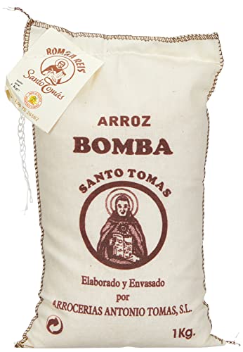 arroce rías Antonio Tomas Arroz bomba Santo do Paella riso, 1er Pack (1 x 1 kg)