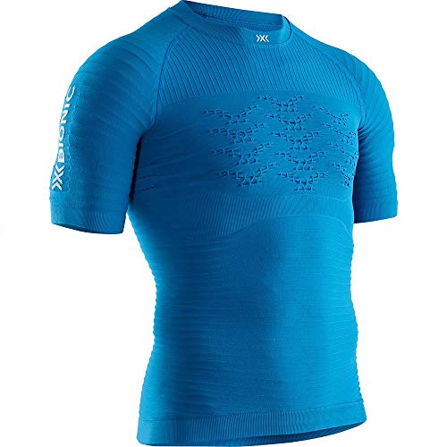 X-Bionic Effektor 4.0 Run Shirt Short Sleeve Men, Uomo, Teal Blue/Dolomit Grey, L