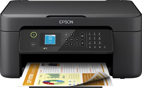 Epson Workforce WF-2910DWF Stampante Multifunzione A4 a getto d'inchiostro (Stampa Fronte Retro, Scansione, Copia, Fax) Display LCD 3.7cm, WiFi, Ethernet, Stampa da mobile e su Cloud, AirPrint