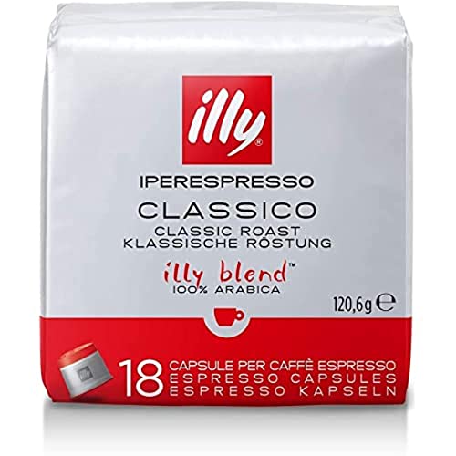 illy Capsule Caffè Iperespresso Tostato CLASSICO, 6 Confezioni da 18 Capsule, Totale 108 Capsule