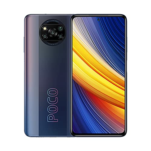 POCO X3 Pro Smartphone RAM 6 GB ROM 128 GB 120 Hz 6,67'FHD + LCD DotDisplay Qualcomm SnapdragonTM 860, 5160 mAh (typ) Batteria Fotocamera da 48 MP Nero [Versione globale]