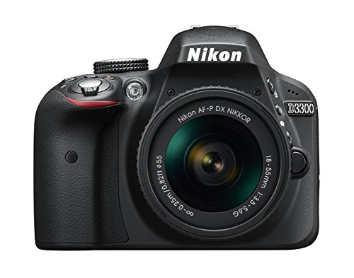 Nikon D3300 fotocamera reflex digitale (24 Megapixel, display LCD TFT da 3 pollici, Live View, Full HD)