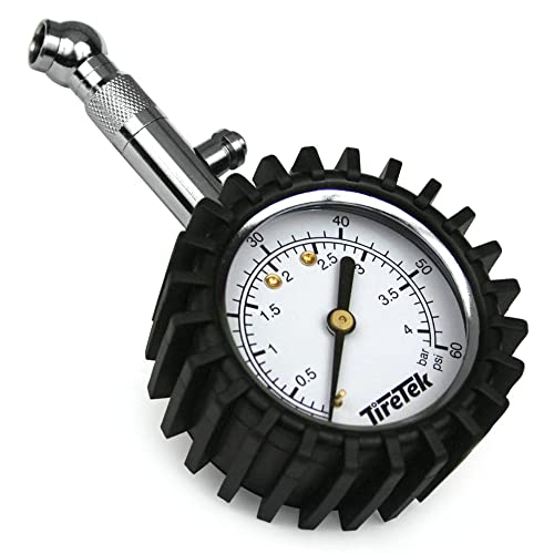 TireTek Premium Manomètre de pression de pneus Grand cadran