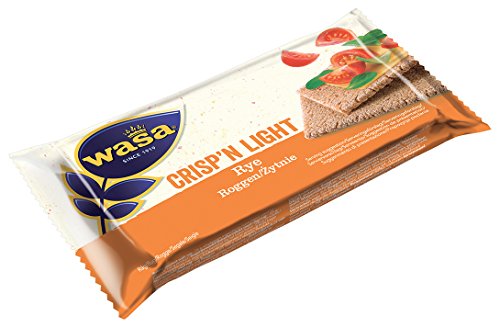Wasa Crysp & Light, Fette Crocccanti con Farina di Frumento, con Segale - Pacco da 90 Pezzi (900 gr)