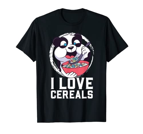 Muesli I Love Cereal Panda Maglietta
