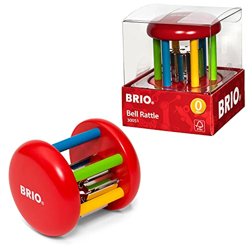 Brio-30051 Sonaglio Rosso, Nuova Versione, Multicolore, 30051