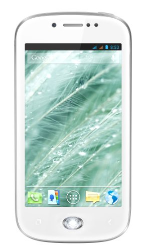 Wiko Sublim made Smartphone with Swarovski Zirconia (10,2 cm IPS, 1 gHz, duplice-Nucleo, 512MB RAM, 4 GB Memoria, 5 MP macchina fotografica, duplice-SIM) Bianco