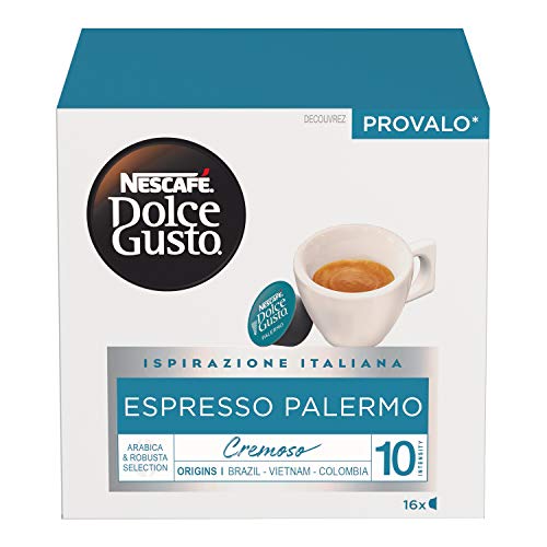 NESCAFÉ DOLCE GUSTO Espresso Palermo Caffè, 6 Confezioni da 16 capsule (96 capsule)