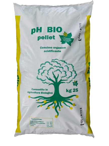 PH BIO Pellettato Concime Organico Acidificante Biologico 25kg