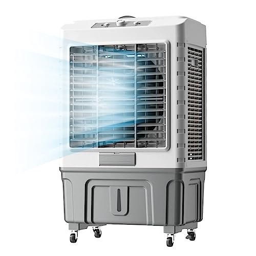 Condizionatore Refrigeratore d'aria Evaporativi for la Casa, Climatizzatore Portatile, Raffrescatore Aria ad Acqua, Oscillante a 120° | Grande Serbatoio dell'acqua | 3 Modalità Vento ( Color : 60L )