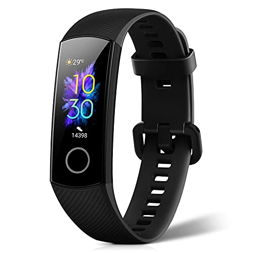 HONOR Band 5 Smartwatch Orologio Fitness Tracker Uomo Donna Smart Watch Cardiofrequenzimetro da Polso Contapassi Smartband Sportivo Activity Tracker,Nero