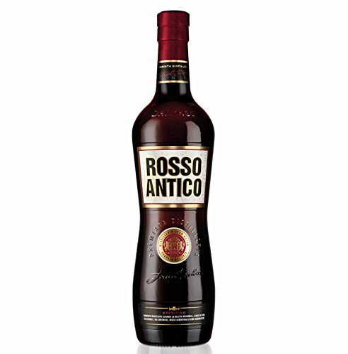 Rosso Antico - Vermouth realizzato dall'unione di vini bianchi pregiati e di 33 erbe aromatiche. Il «Principe degli Aperitivi» liscio o miscelato ai cocktails classici. Bottiglia da 75cl, Vol.15%