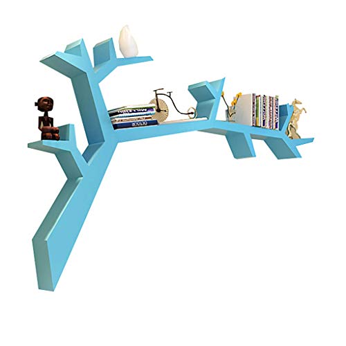 Librerie Scaffale creativo a forma di albero scaffale parete soggiorno appeso libreria scaffale moderno espositore minimalista grata, 6 colori librerie moderne (Color : F)