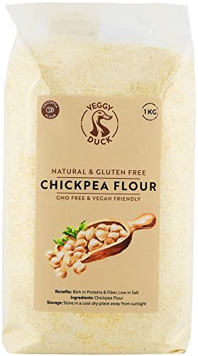 Veggy Duck - Farina di Ceci (1Kg) - Senza Glutine | Senza Additivi | Ad alto contenuto di proteine e fibre
