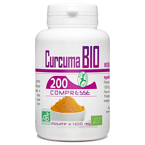 Curcuma Biologico - 400 mg - 200 compresse