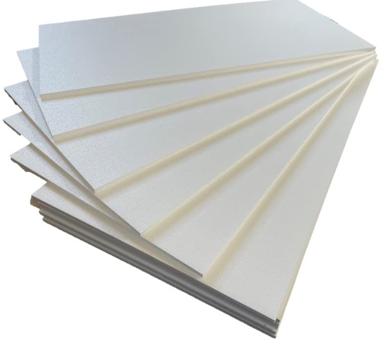 Pannelli Isolanti sottili in Polistirolo Bianco a densità maggiorata Spessore 1 cm. pannelli 100 x 50 (30)