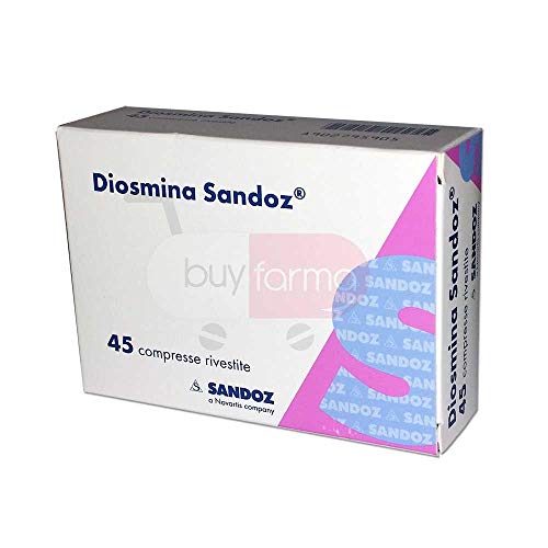 BUYFARMA PACK - 6X Diosmina Sandoz (270 Compresse) Integratore di Bioflavonoidi (COME DAFLON)