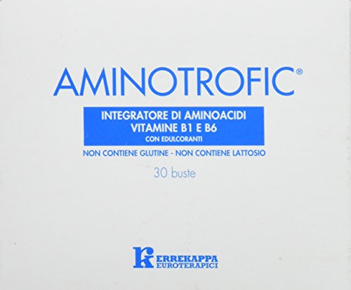Errekappa Euroterapici SF5603063 Integratore Aminotrofic Aminoacidi Essenziali EAA e Vitamine B1 e B6, 30 Bustine da 5.5g