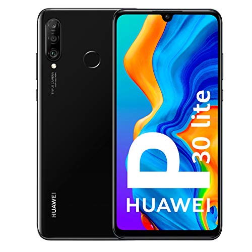 Huawei P30 Lite - Smartphone da 6.15 '(WiFi, Kirin 710, 4GB RAM, memoria 128GB, fotocamera 48 + 2 + 8MP, Android 9) Nero