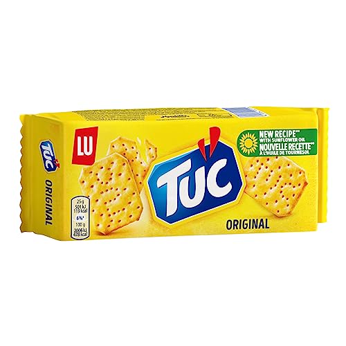 Tuc Original, Snack Friabili dal Gusto Dolce e Salato con Cottura al Forno e Grano 100% Italiano, 100g