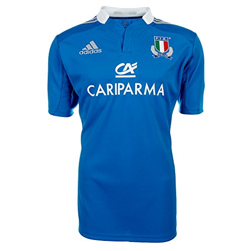 Rugby Maglia CASA Azzurro/Platinum 12/13 Italia Adidas TG. M Azzurro/Platinum