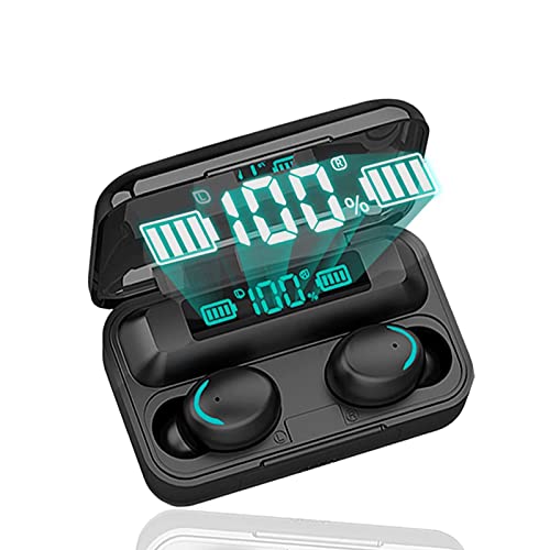 VALORCASA Cuffie Bluetooth con microfono, cuffie Bluetooth in orecchio, senza fili, Bluetooth HiFi, suono stereo, tocco 30H, impermeabilità IPX7, ideali per la corsa