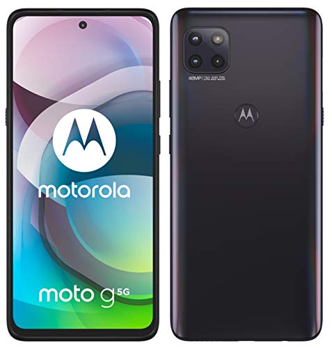 Motorola moto g 5G (tripla cam 48 MP, batteria 5000 mAH, 5G, 6/128 GB, Display 6.7' Max Vision Full HD+, Dual SIM, Android 10), Volcanic Grey