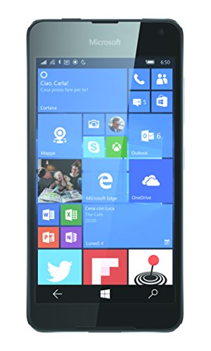 Microsoft Lumia 650 Smartphone da 16GB, Nero [Italia]