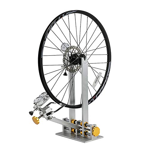 Tool Kit della rotella sintonia riparazione,professionale bicicletta/della gomma della bicicletta Centraruote stand,Piattaforma biciclette lega alluminio Meccanico Rack Riparare,adatto a 10'-29' Ruote