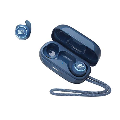 JBL Reflect Mini NC TWS Cuffie In-Ear True Wireless, Auricolari Bluetooth Senza Fili Waterproof IP67 con Cancellazione Attiva del Rumore, fino a 21h di Autonomia, Blu