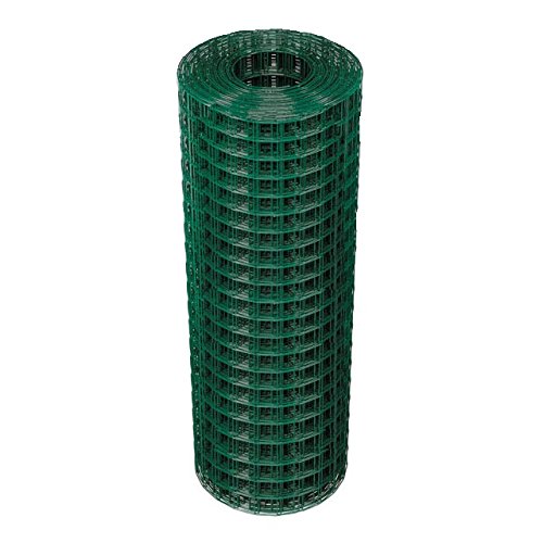 Rotolo bobina di rete metallica lineare con rivestimento plastificato lunghezza 10 metri (altezza 80 cm)
