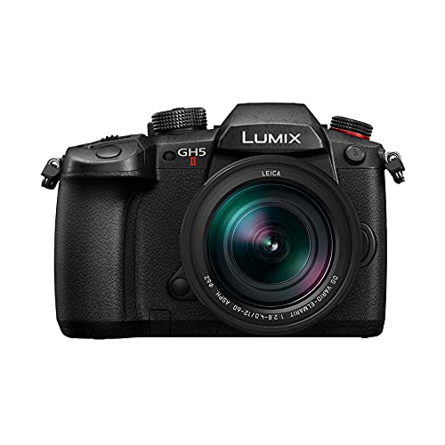 Panasonic Lumix DC-GH5M2LE Fotocamera Mirrorless con Obiettivo Leica DG 12-60 mm (24-120 mm), Sensore MOS 4/3 20.3 MP, Doppio Stabilizzatore, C4K 60p, 4:2:2 10bit, Live Streaming Wireless
