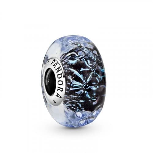 Charm Pandora murano azul oscuro 798938C00 plata