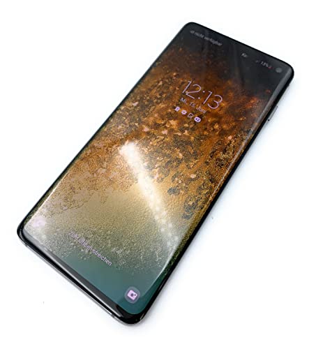 Samsung Galaxy S10 Smartphone (15.5 cm (6.1 pollici) 128 GB memoria interna, 8 GB RAM, Prism Black) – Versione tedesca (Ricondizionato)