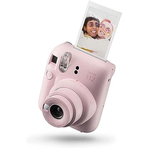 Fujifilm instax mini 12 Blossom Pink - Macchina Fotografica Istantanea, Specchietto Selfie e Modalità Close Up, Esposizione Automatica, Design Pop, Dimensioni Stampa 86 mm x 54 mm
