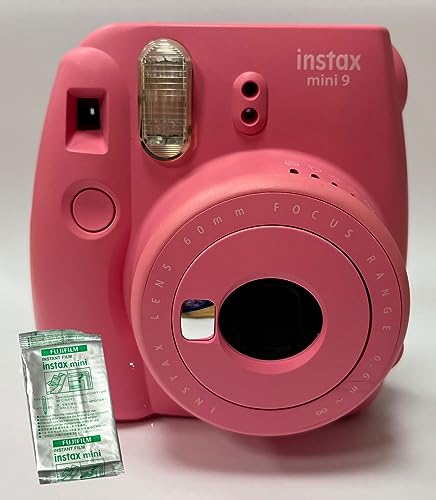 Fujifilm Instax Mini 9 Flamingo-Pink - Fotocamera istantanea inclusa pellicola con 10 scatti di 1A Photo PORST